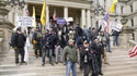 Manif anti-confinement aux US