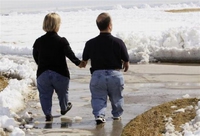 Encore un couple de mi-grands qui débarque