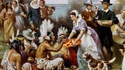 Les pèlerins du Mayflower apportent la civilisation aux indiens