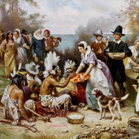 Les pèlerins du Mayflower apportent la civilisation aux indiens