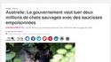 Kan l'Australie découvre une espéce dangereuse pour la population.