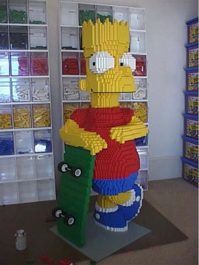 Bart Simpson en Lego