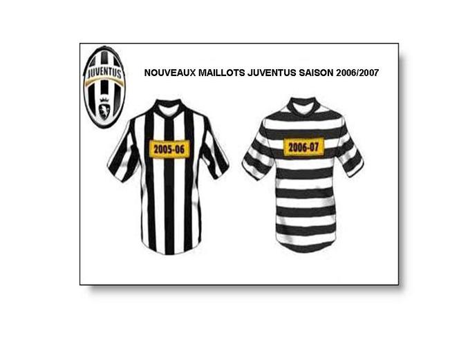 Le nouveau maillot de la Juventus