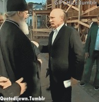 La réaction de Poutine à un bisou sur la main