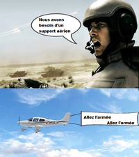 Support aérien