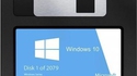 Si Windows 10 était disponible en 2079 disquettes