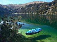 Parmi les lacs Nelson en Nouvelle Zélande, le lac Blue est réputé pour la clarté de ses eaux