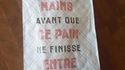 Publicité pour du pain