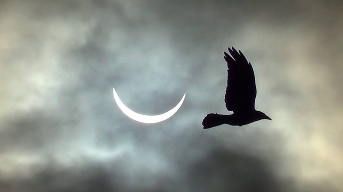 L'éclipse de Soleil hier, à Kinsale (Co. Cork, Irlande - photo de Roger Brady)