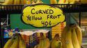 Fruits jaunes courbés