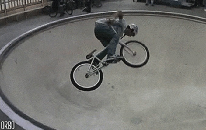 Gros fail en BMX