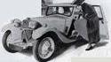 Une voiture anglaise top-door dans les années 30