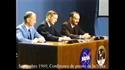 Une des premières conférences après les premiers pas sur la lune.