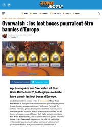Overwatch : les loot boxes risquent d'être bannies d'Europe