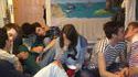 Soirée mecs avec une fille