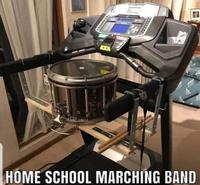 Entrainement en fanfare