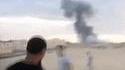 Jeunes palestiniens de la bande de Gaza exultant aux explosions de leurs missiles en Israel