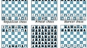 Différents jeux d'échecs