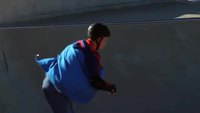 Skateur aveugle
