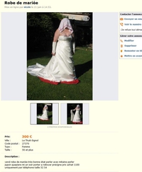 Robe de mariée à vendre