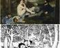 Le déjeuner sur l'herbe de Manet, revisité par des héros de BD 