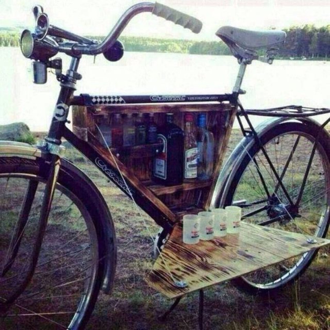un vélo à assistance alcoolique...