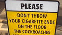 Panneau anti-tabac