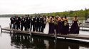 Cérémonie de mariage qui tombe à l'eau