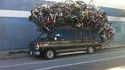 Camionnette à vélos