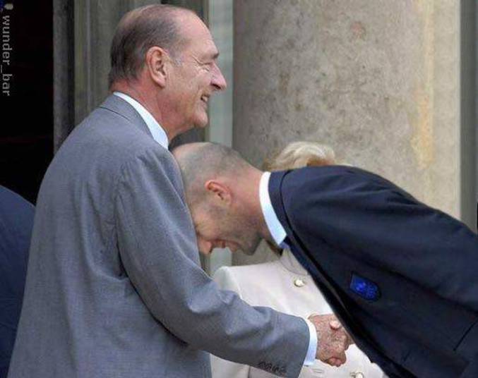 Zidane récidive son coup de boule face à Chirac cette fois !