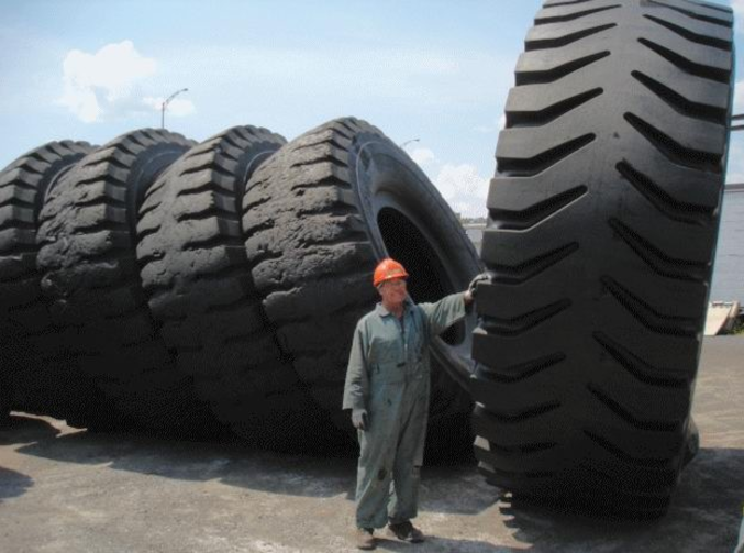 Des pneus énormes !