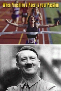 Quand ta passion est d'achever une course