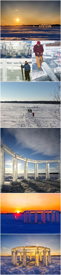 Icehenge : le Stone Henge de glace