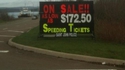 En vente !! Pour la modique somme de 172,5$...