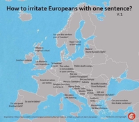 Comment irriter les Européens en une seule phrase