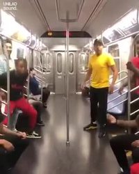 Cool session dans le métro