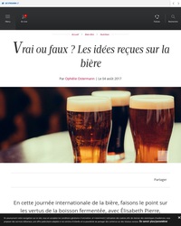 Les bienfaits de la bière