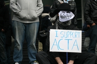 "I support ACTA"
