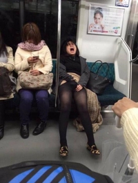 Un cri dans le métro