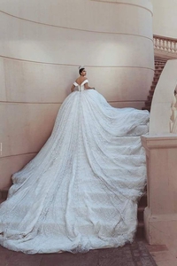 Traîne de mariée un chouïa prétentieuse