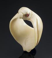 Bague d'archer en ivoire, Inde Moghole