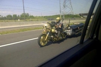 Le motard de la mort
