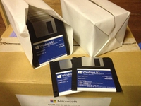 Windows 8.1 sur 3711 disquettes