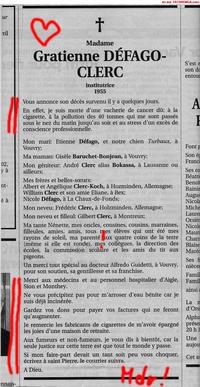 Morte avec humour