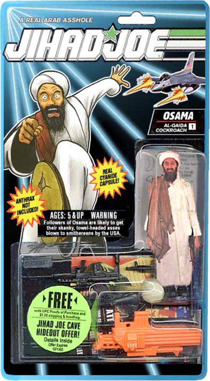 Oussama Ben Laden et coffret G.I Joe