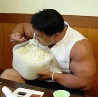 Seau de riz