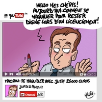 26 000€ de maquillage pour Macron en 3 mois