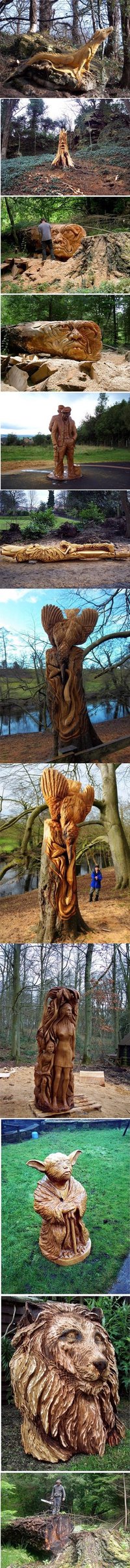 Sculptures sur bois 