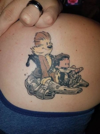 Calvin Solo et Chewbaccobbes