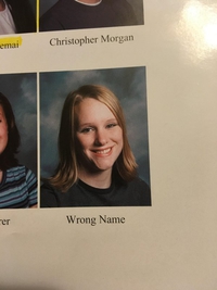Wrong name